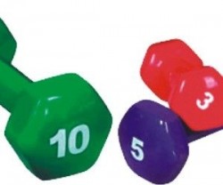 Colour dumbbells