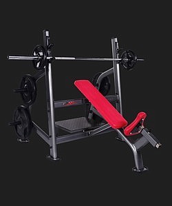 Olympic incline bench press