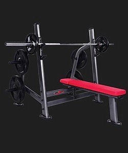 Olympic chest flat bench