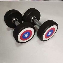 PU DUMBELLS CAPTAIN USA